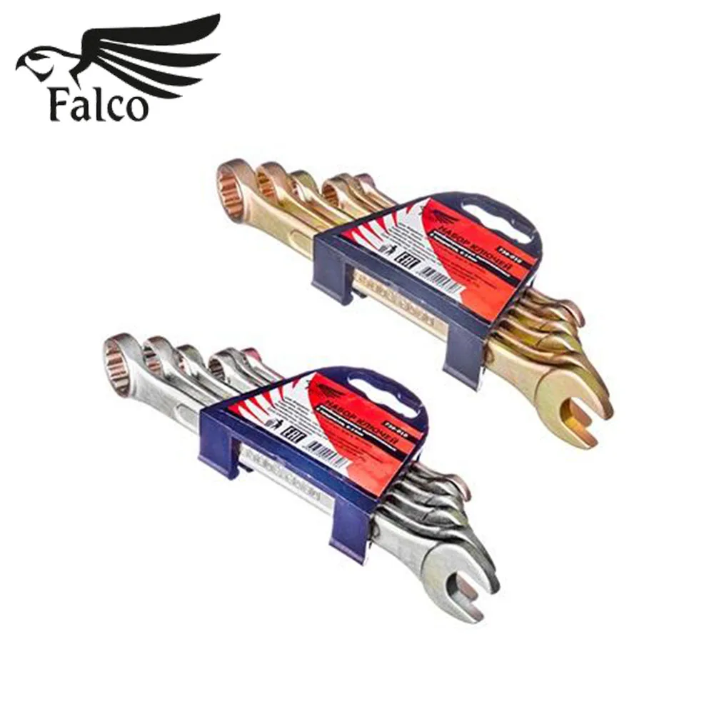 НАБОР ГАЕЧНЫХ КЛЮЧЕЙ &quotFALCO&quot 6 предметов (6 7 8 9 10 12 14 мм) комбинированный
