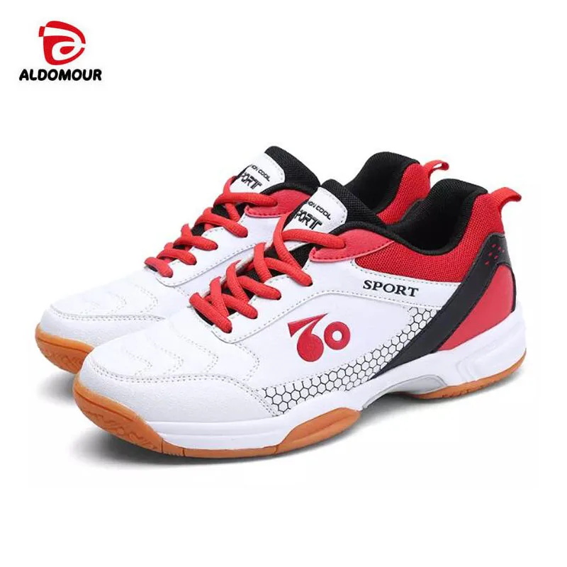 ALDOMOUR Men Professional Cushioning Volleyball Shoes 2018 New Unisex Light Sports Breathable Shoe Women Sneakers Wear-resistant