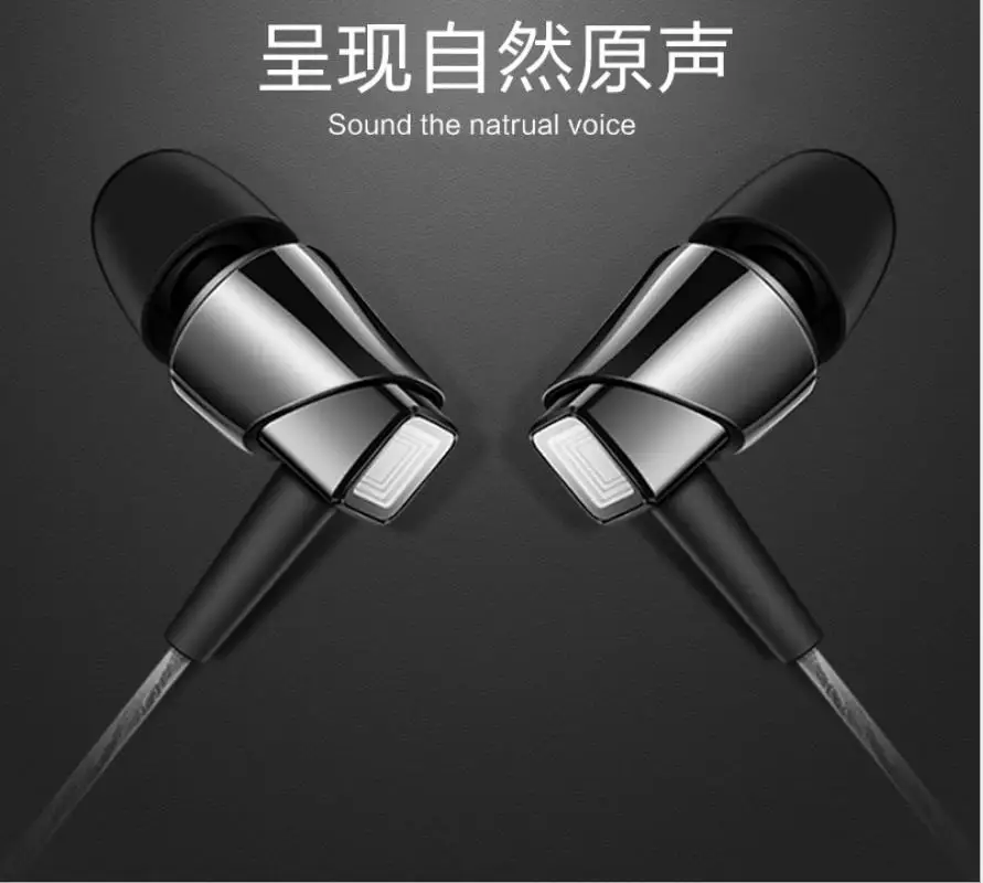In ear 3.5m Wired Portable Gaming earphones Bass Stylish earbuds High