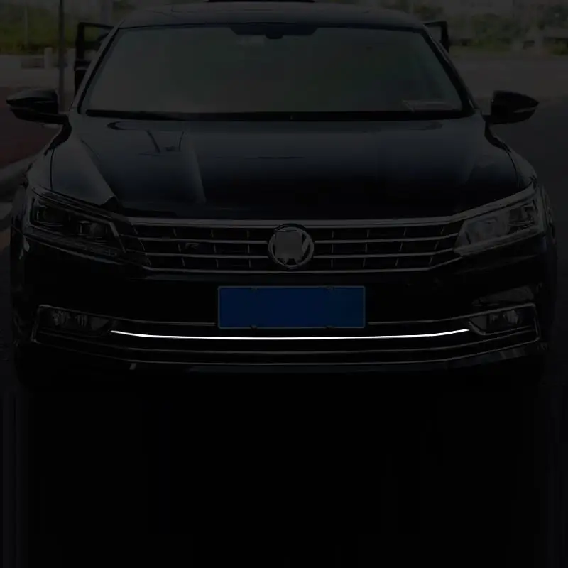 

Trunk Rear Panels Foot Pedal exterior durable auto sticker strip car styling accessories trim 16 17 FOR Volkswagen Passat