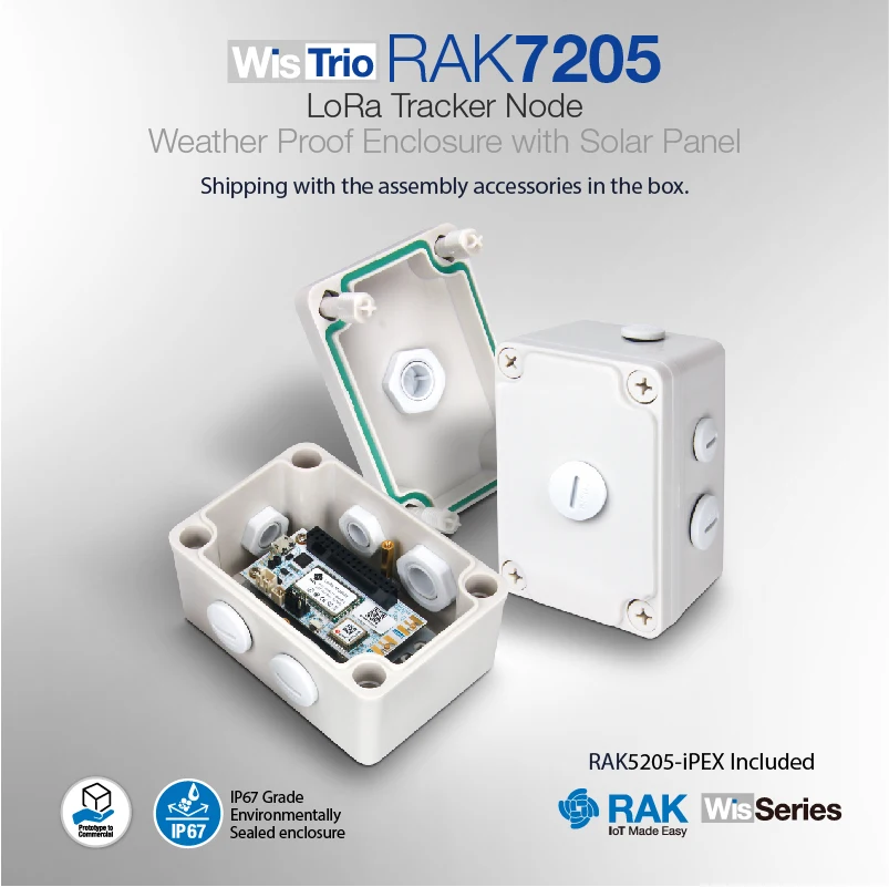 

WisTrio LoRa Tracker Node RAK7205