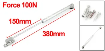 

UXCELL Silver Tone 100N 15" Long Gas Spring Shock Support Lift Arms Strut