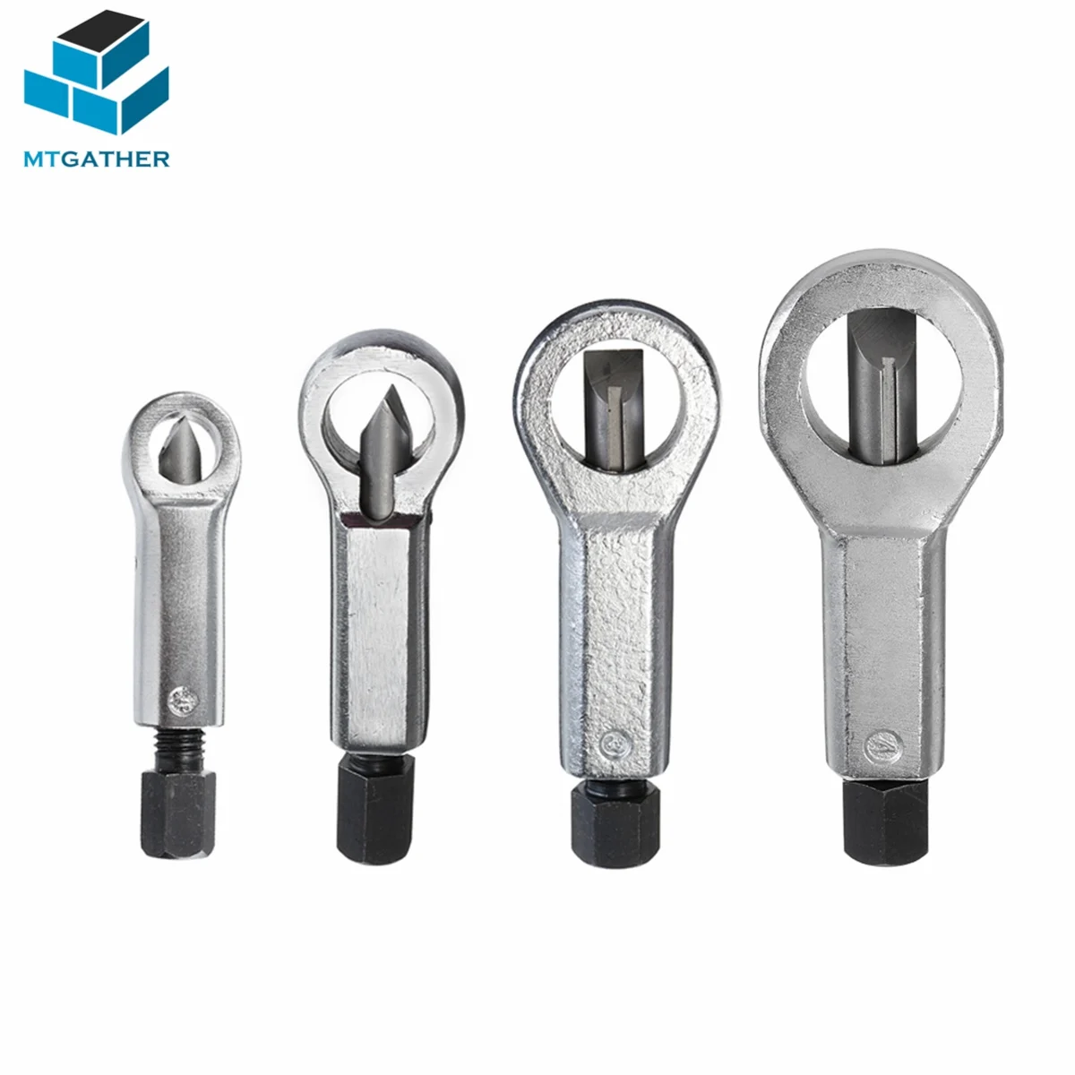 

MTGATHER 4 Size Heavy Nut Splotter Set Brkoken Nut Remover Splitter Splitting Tool 9-27mm Durable Good Brand Product
