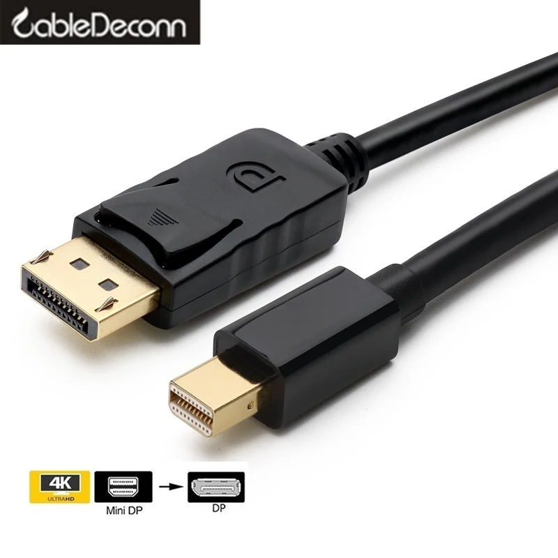 

Thunderbolt 2 Mini DisplayPort adapter to DisplayPort 4K 1.8m Cable mini DP to DP HD Converter for MacBook Air