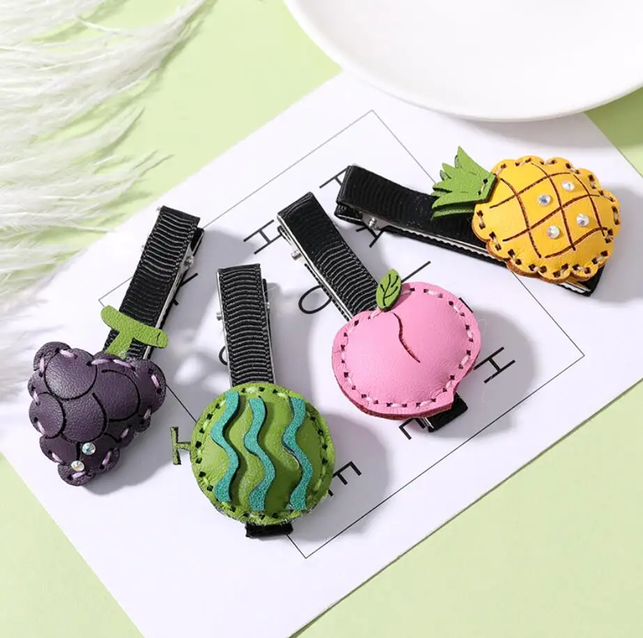 

Korean Lovely Cartoon Fruit Hairpin Little Girl Princess Hair Clip Hair Accessories