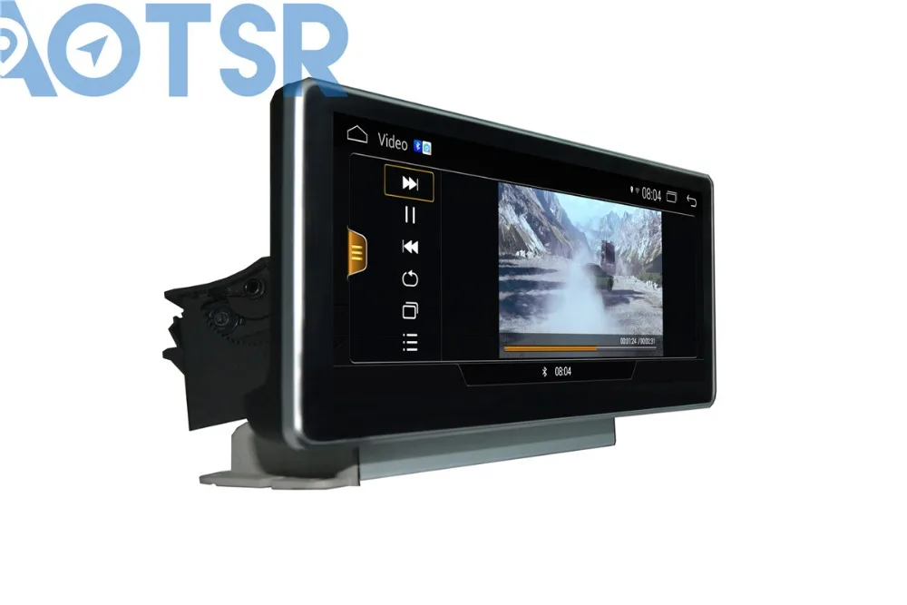 Perfect The Pure Android Car No DVD player for AUDI A4 2017 2018 Audio GPS navigation Radio multimedia radio tape recorder pad 3