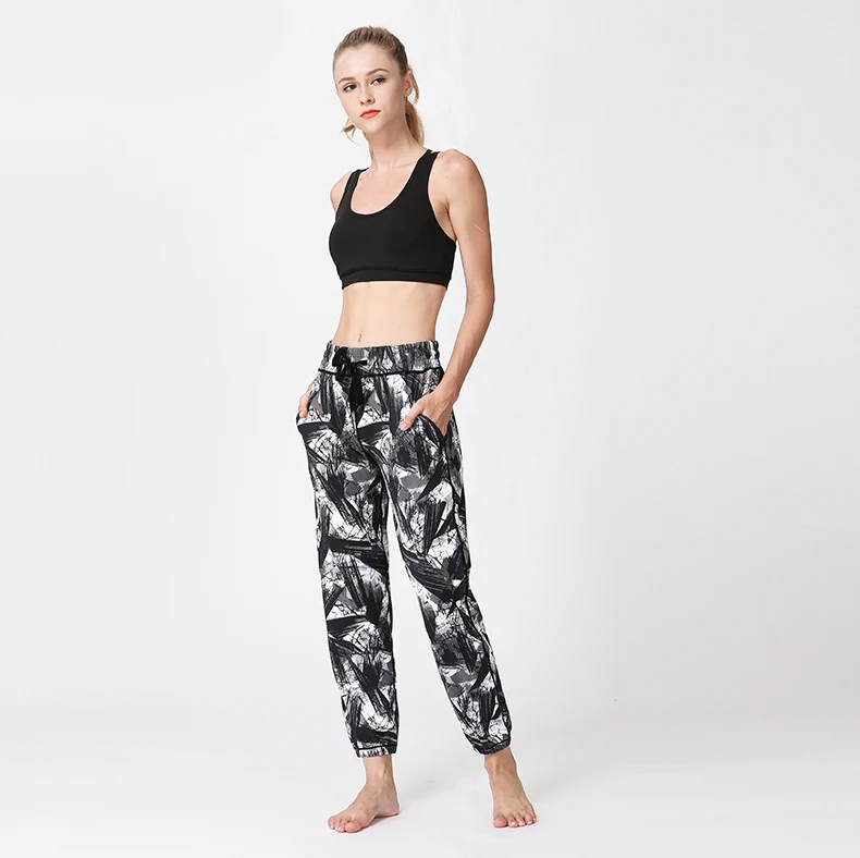 women yoga pants Wide-leg Trousers (6)