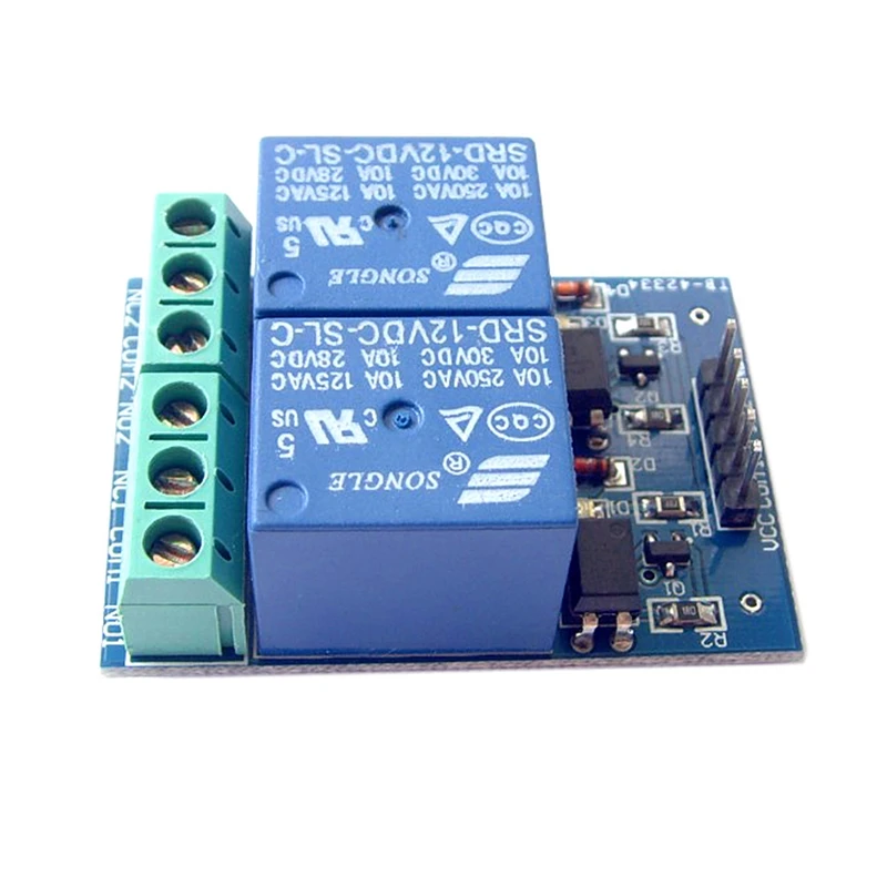 

12V 10A 2 Channel Relay Module With Optocoupler For PIC AVR DSP ARM for Arduino