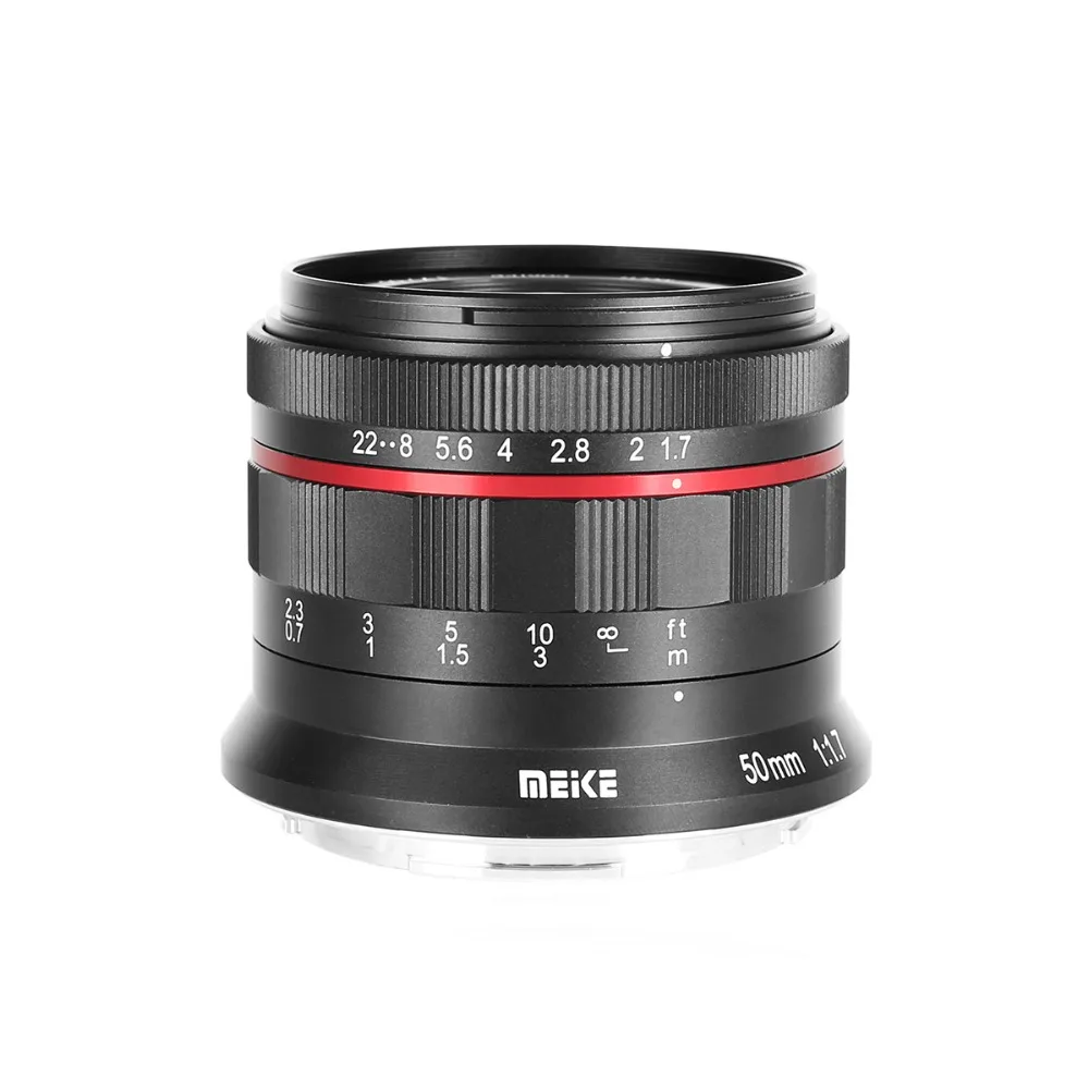 US $109.99 Meike MKE5017 50mm F17 Large Aperture Manual Focus Lens Full Frame For Sony E Mount A9 A7M3 A7R3 A7 III A7R III A7R2 A6500