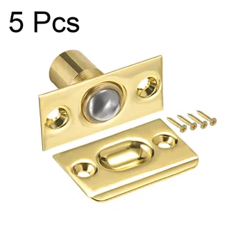 

Uxcell 5pcs 54mm Length Adjustable Ball Catch Furniture Cabinet Closet Door Large Ball Catch w Strike Screws Hardware Parts