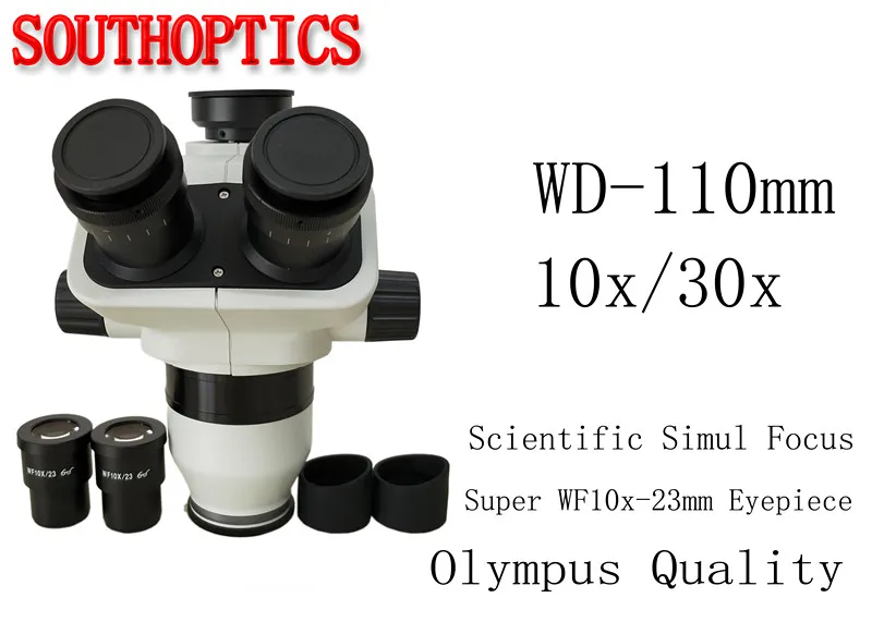 

Free ship Scientific Excellent 10x/30x Simul focal Stereo Microscope Trinocular head SWF10x-23 eyepiece rubber eye-guards