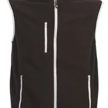 Черный жилет из микрофлиса с несколькими карманами