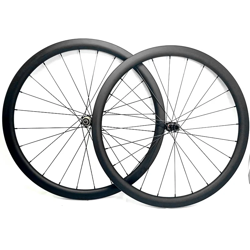 100x12 142x12 disc road bicycle wheel 1430g 700c carbon wheels 35mm Asymmetry 30mm tubeless disc