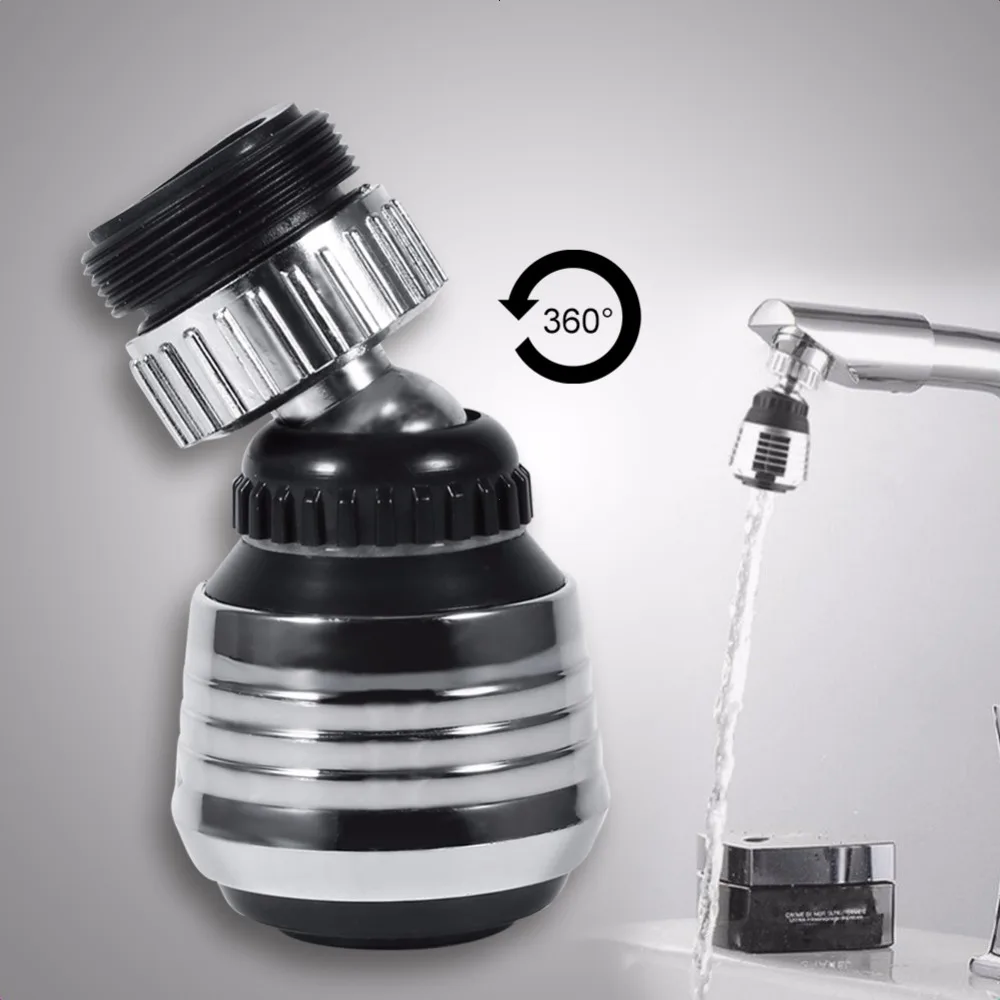

1Pcs 360 Degree Rotate Faucet Aerator Adjustable Water Filter Diffuser Water-saving Nozzle Faucet Connector Adapter for Bathroom
