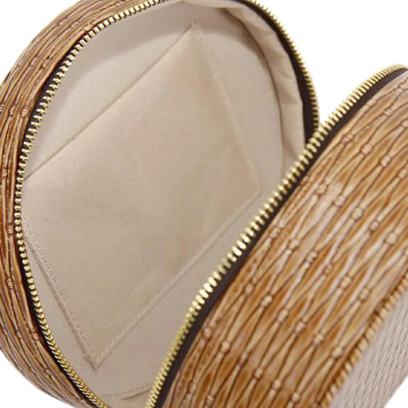 Women Round Straw Bags INS Popular Summer Female Weave Handbag Vintage Rattan Lady Shoulder Bag Travel Knit Circle Bolsa SS3162 (11)