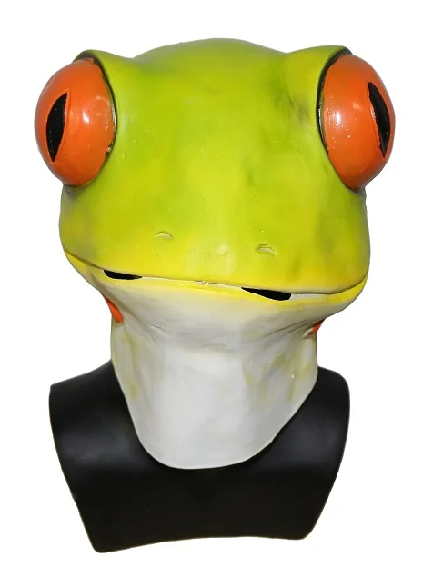 

Poison Dart Frog Masks Hero Savior Movie Costumes Full Over the Head Latex Mask for Party Props Cosplay Masks