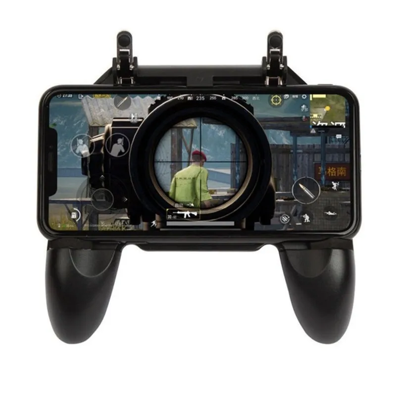 Игровой контроллер W10 PUBG триггер для стрельбы геймпад металлическая кнопка