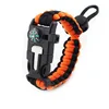 4 in 1 Tactical Survival Starter Whistle Compass Scraper Knife