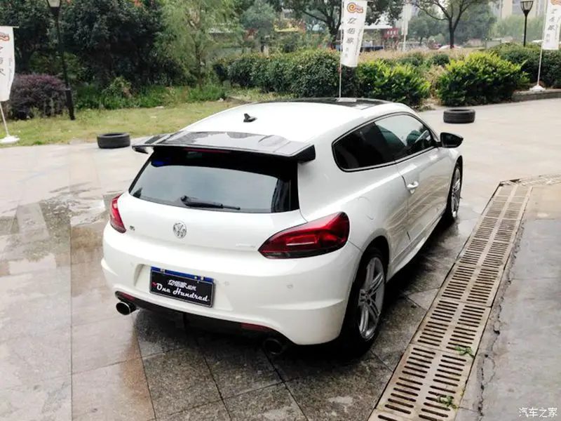 VOTEX стиль Scirocco углеродного волокна сзади крыши крыла Спойлер для ...