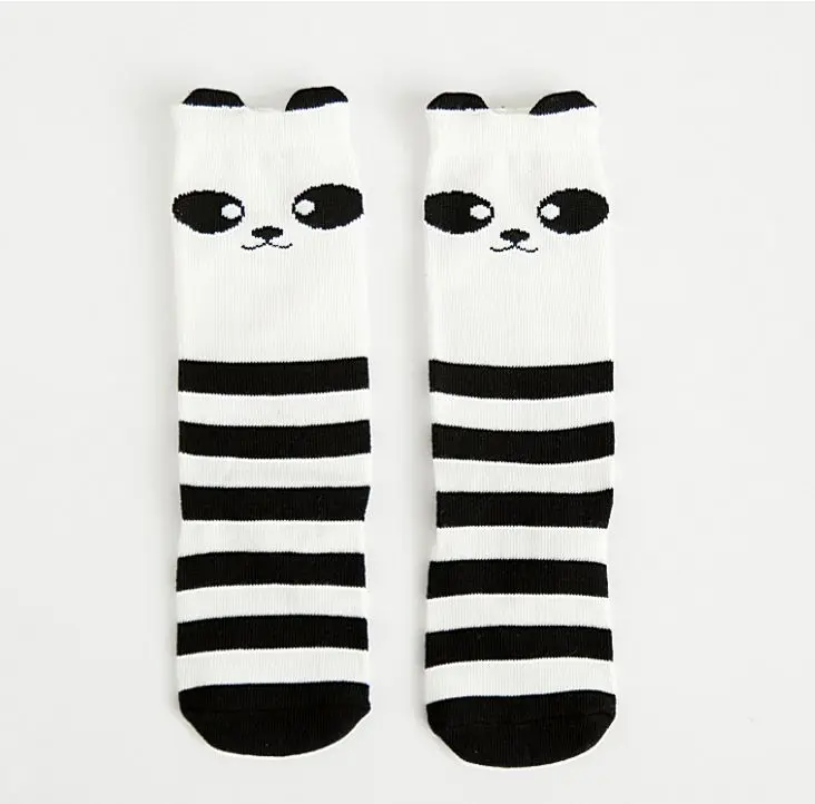 Милые детские носки с героями мультфильмов хлопковые носки для малышей с животными гольфы до колена, милые носки детские носки для мальчиков и девочек от 0 до 6 лет - Цвет: Socks 5