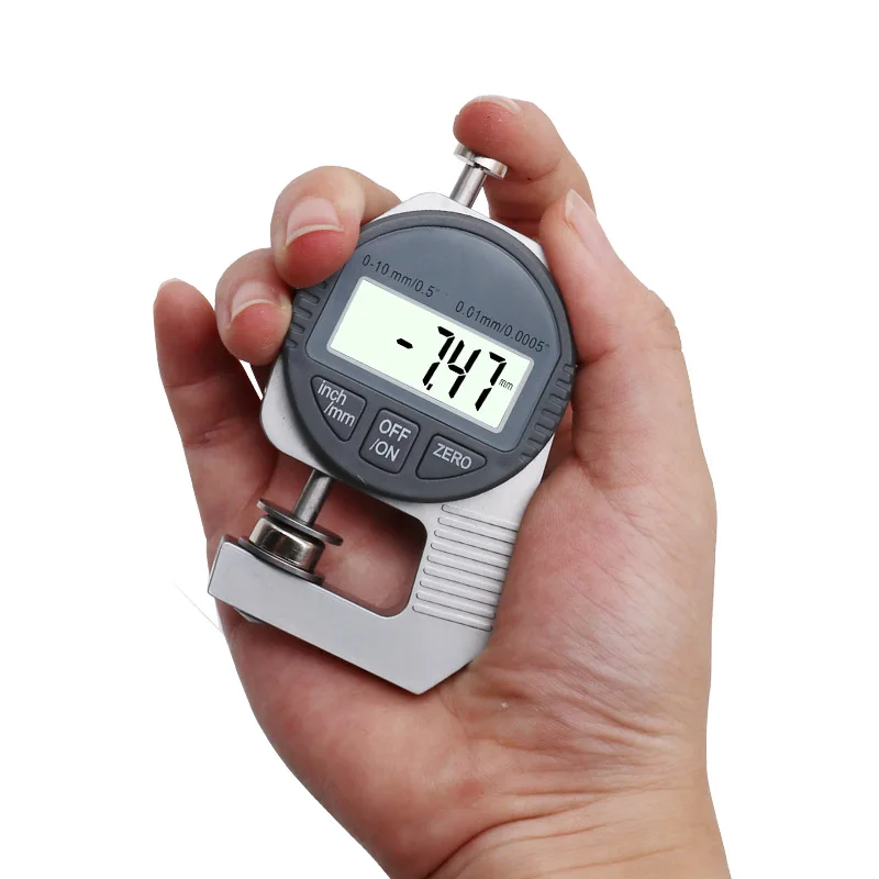Beste Draagbare Elektronische Meetklok Dikte Mini 0.01 Mm Digitale Diktemeter Meter 12.7 Mm Measure Tool Dial Gauge Tester