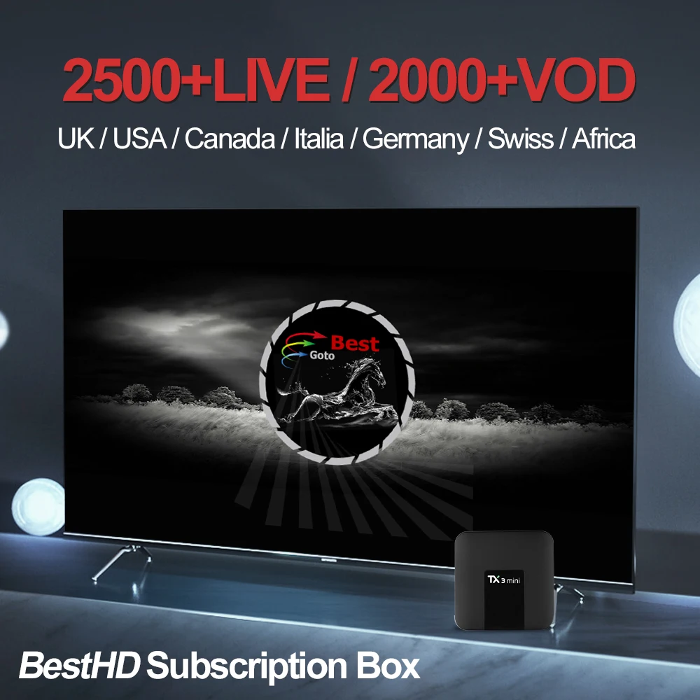 

TVpao Best HD Subscription Muti device Accessible USA/GREECE/GERMANY Live Channels VOD for Android Box