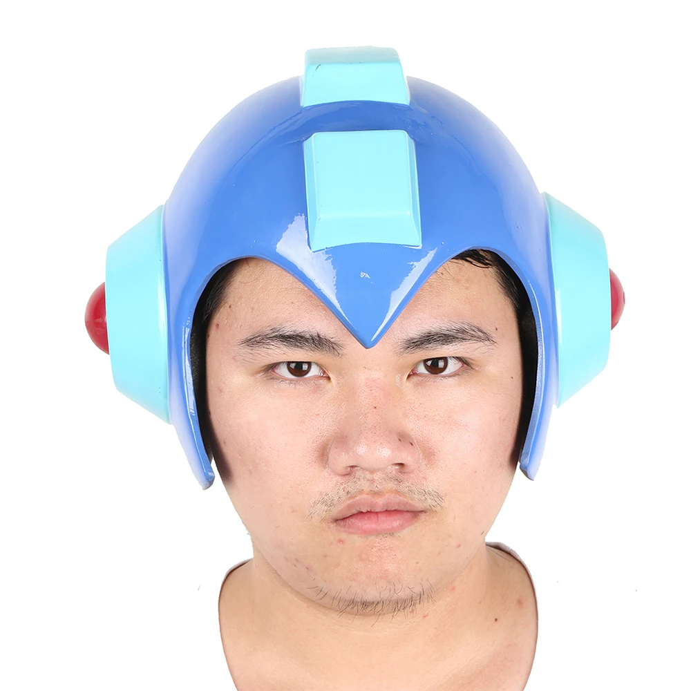 Clearance Game Cosplay Props Full Head Half Face Helmets Masks Halloween Dance Party Cute Blue Helmet Accessory | Тематическая