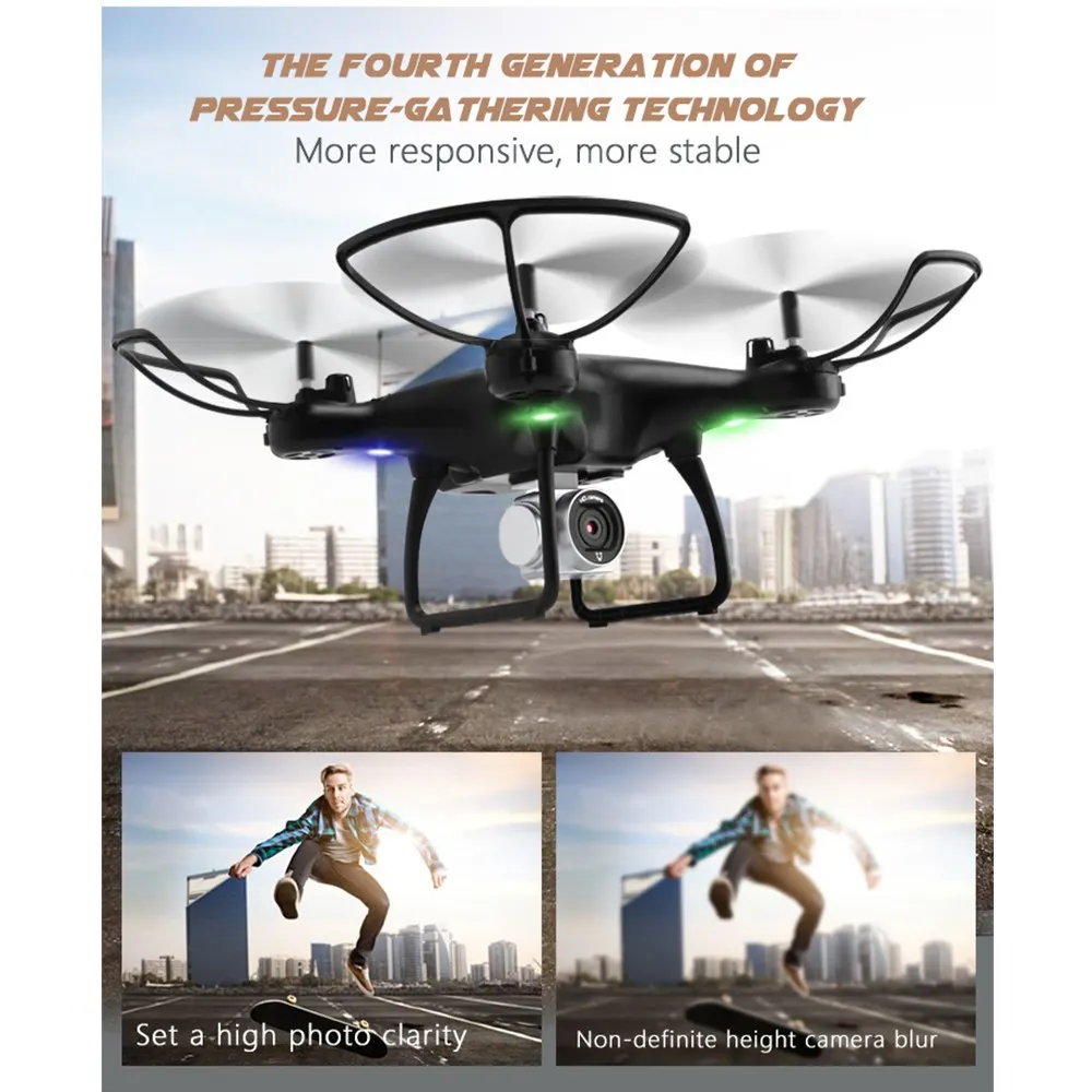 Utoghter 69601 2.4G 6-Axis Gyro RC Drone With Camera Quadcopter Altitude Hold 3D Flip Headless Selfie Drone Quad Helicopter (12)