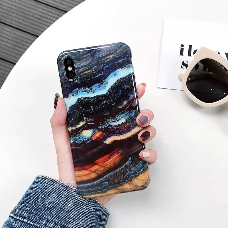 P20lite мраморный чехол для huawei P20 Lite чехол Etui модный силиконовый мягкий чехол для телефона для huawei P20 Pro Чехол - Цвет: G