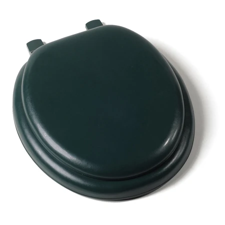 Jones Stephen C1B5R2-60 Deluxe Soft Round Toilet Seat with a Closed Front and Wood Cores- Forest Green (1)