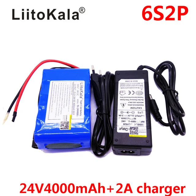 HK LiitoKala Dii 24V4000 25 2 V 4000mAh 18650 аккумулятор 24V 4Ah аккумуляторная батарея мини