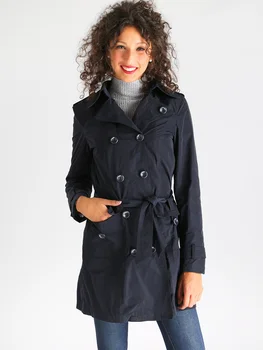 

Waterproof trench blue