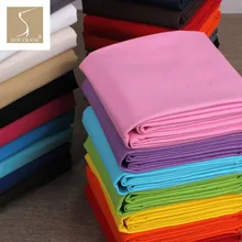 150 см Широкий сверхмощный Чистый хлопок утка холст ткань сплошной цвет дома декоративные Модные Сумки Ремесло синий зеленый фиолетовый черный ткань