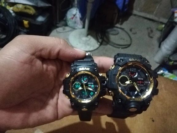 Military Waterproof Couple LED Wristwatch