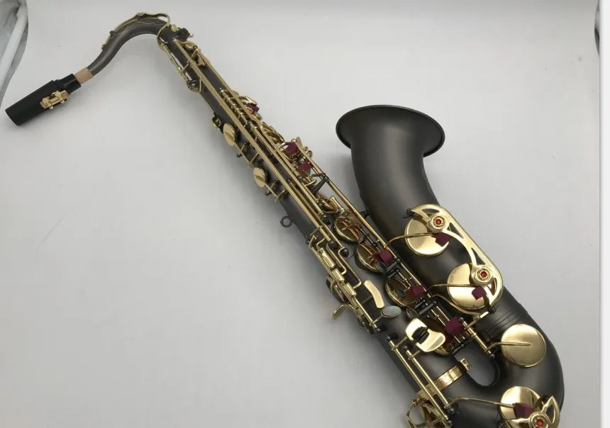 

New High quality Tenor Saxophone STS-54 B flat tenor black playing musical instruments Professional performance Free shipping