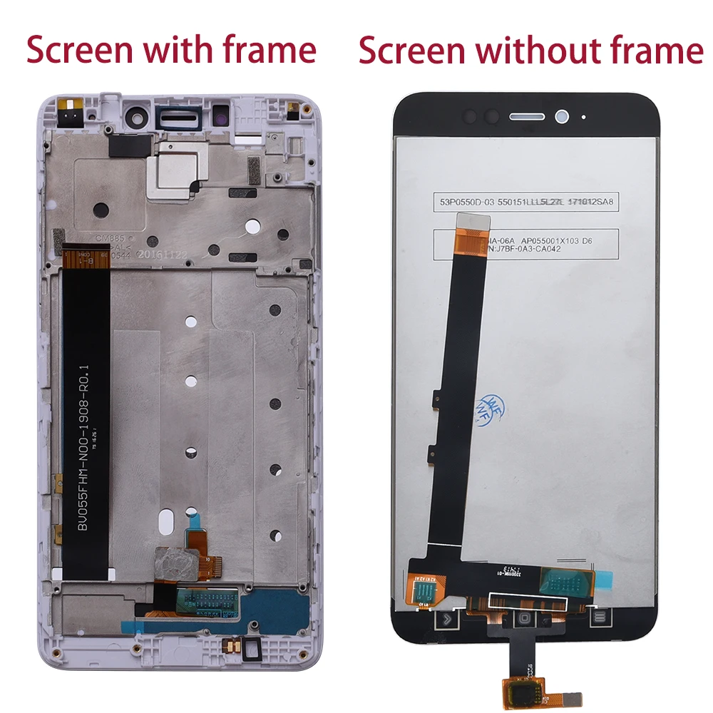 Color : White LIYUNSHU LCD Screen and Digitizer Full Assembly with Frame for Xiaomi Redmi Note 5A Prime/Remdi Y1 Black Color : White LIYUNSHU LCD Screen and Digitizer Full Assembly with Frame for Xiaomi Redmi Note 5A Prime/Remdi Y1 Black