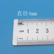 Диаметр 4 мм RFID uhf керамические антиметаллические значки против пригорания бирка 5 шт./партия