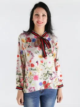 

Shirt with neck bow