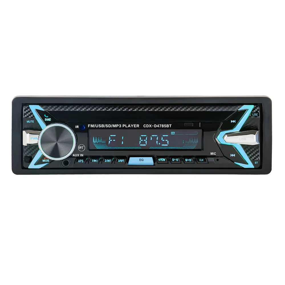 Съемный автомобильный Радио MP3 аудио плеер Bluetooth AUX USB SD MMC стерео FM Авто