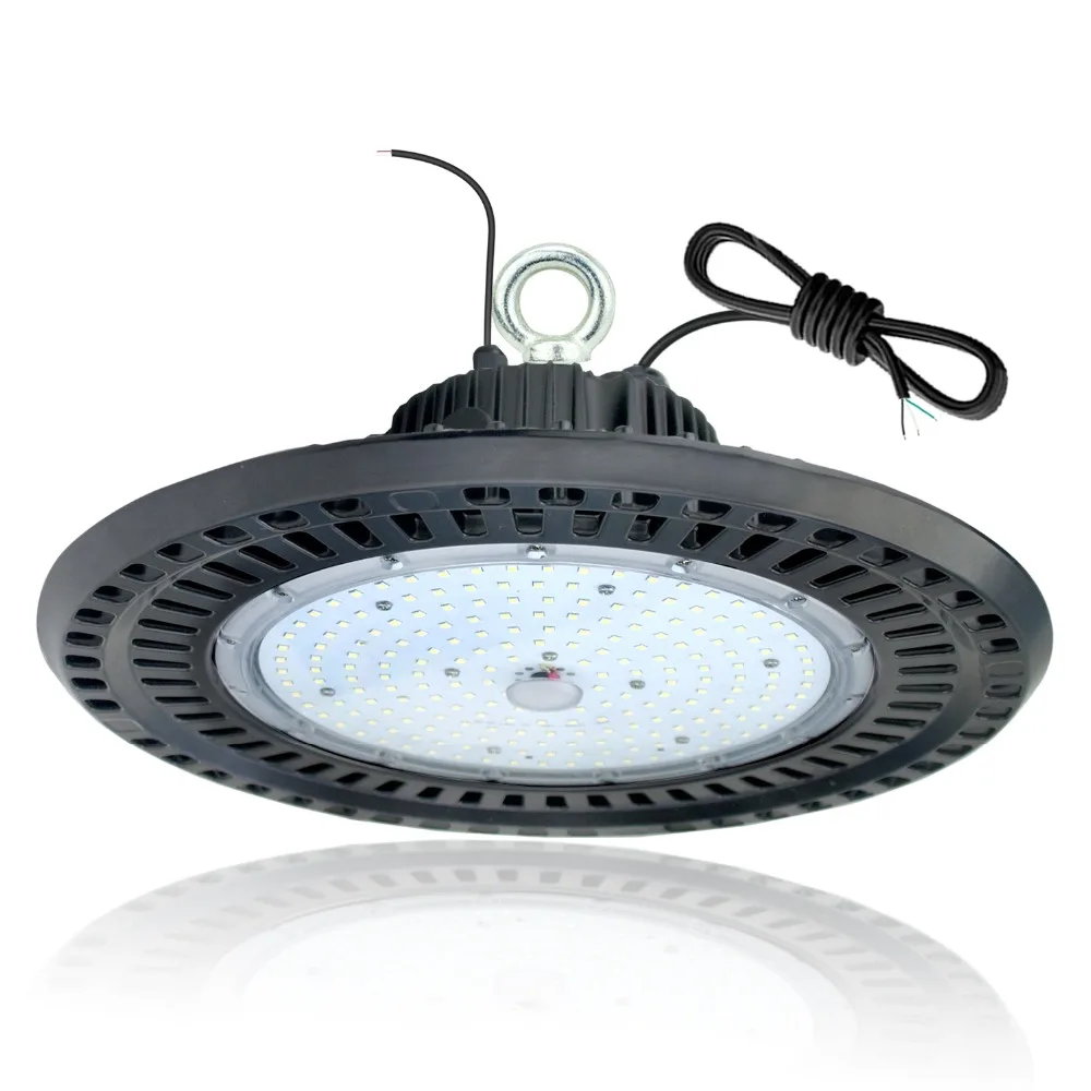 

150W UFO High Bay Light, LED Shop Lighting, Works from 110V to 277V, 300W-350W HPS or MH Bulb Replacement,LED High Bay Lighting