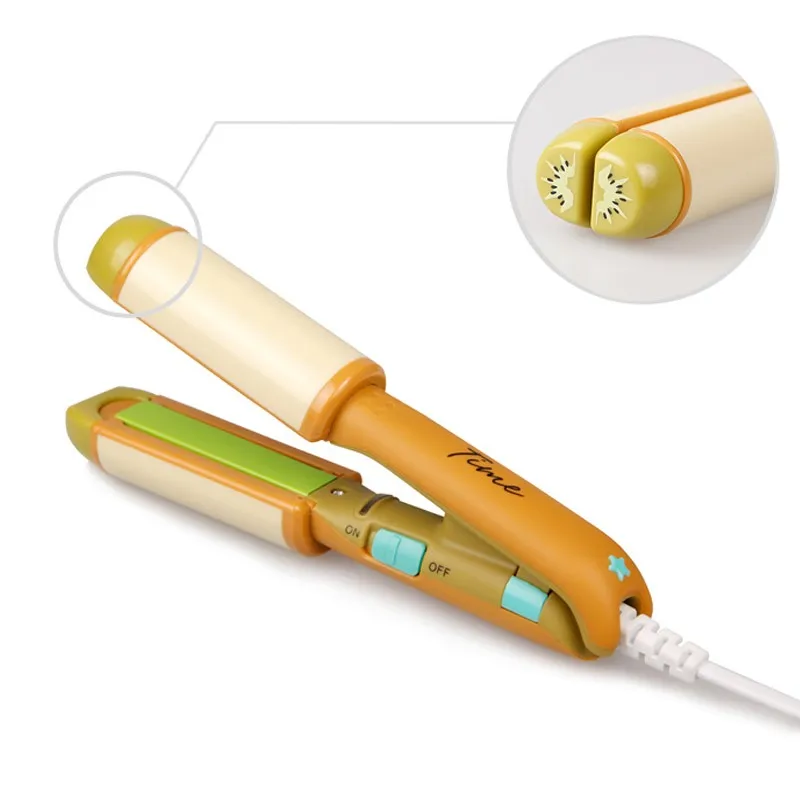 Cute-Fruit-Mini-Straightning-and-Curling-Irons-Portable-Hair-Curler-Small-Size-Straightener (4)