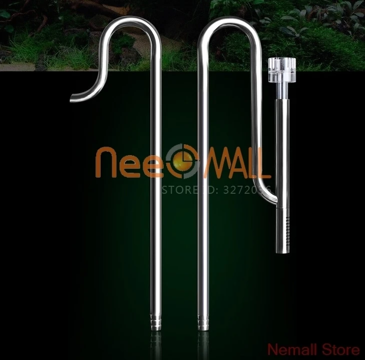Chihiros Aquarium Inflow Outflow Class 1 Mirror Surface Stainless Steel Oil Film Skimmer Pipes Filiters Fish Plant Tank Aquario |