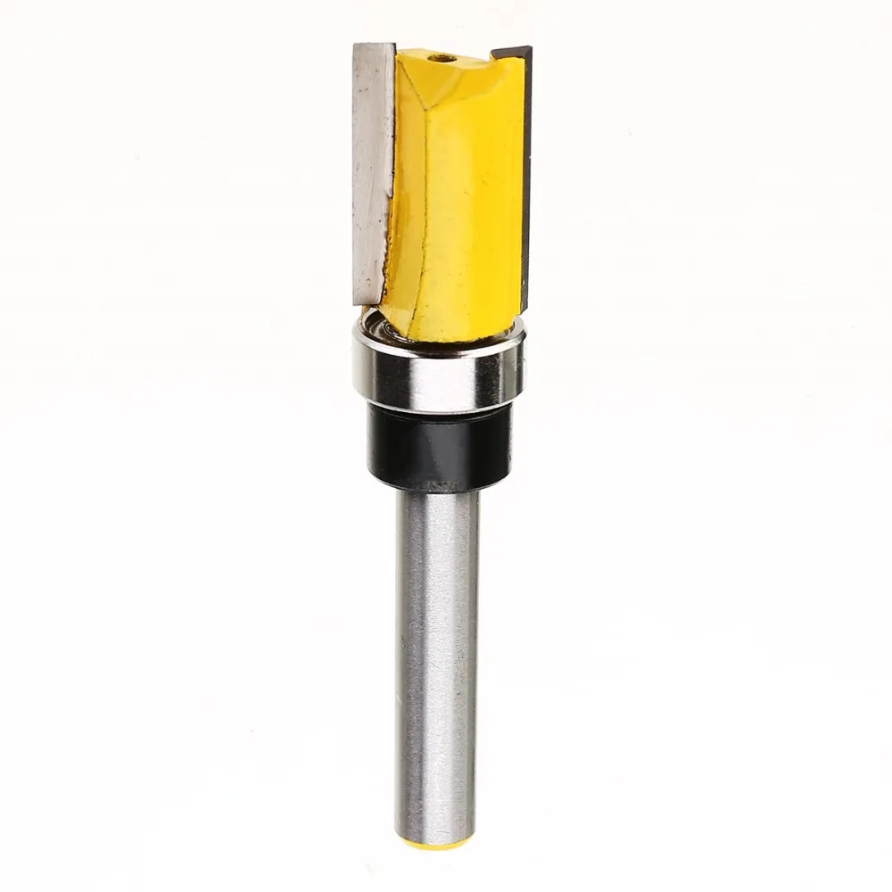 

3Pcs Straight Trim Pattern Router Bit 1/4" Trimmer Woodworking Milling Cutters Set 25/20/10mm
