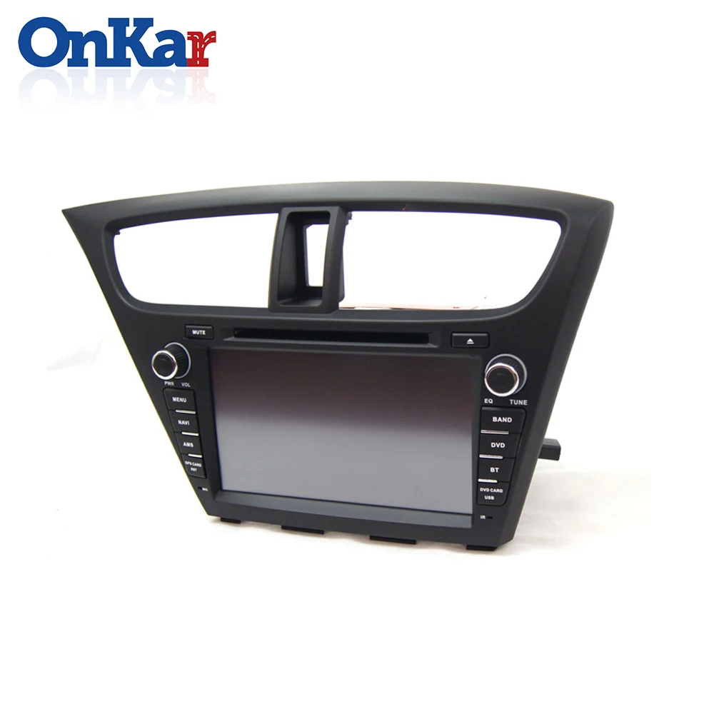 Discount ONKAR car android dvd player for Honda Civic 2013 2014 2015 car multimedia gps navigation radio stereo support backup camera 3