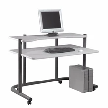 Studio Designs Home Office 48″Computer Workstation – Pewter/Grey