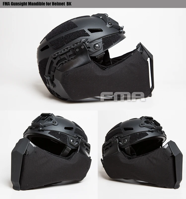FMA Gunsight Mandible тактический страйкбол половина маска для быстрого/высокого кроя/mt шлем