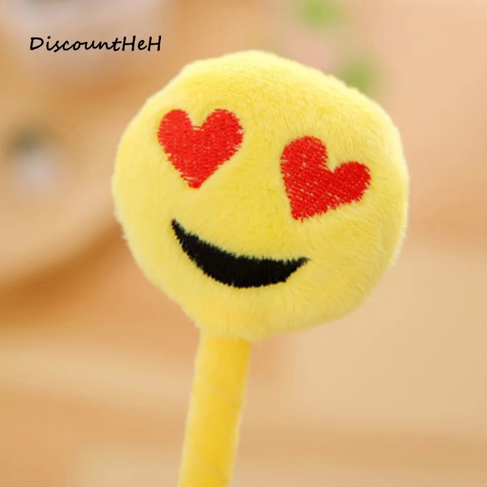 Lucu Kawaii Ballpoint Mewah Pena Kreatif Kartun Wajah Ekspresi Bola