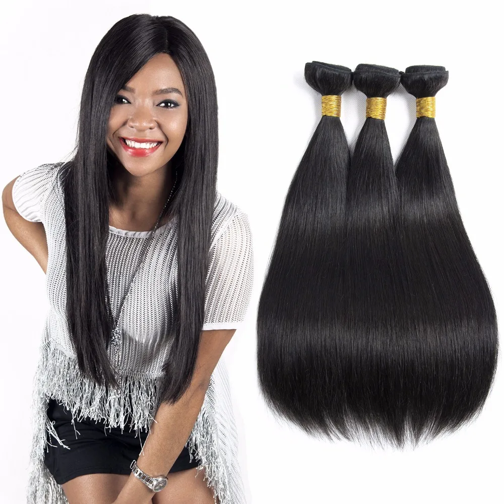 Originea Straight Remy Human Hair 3 Bundles Human Hair Extensions Salon