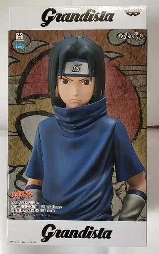 Оригинальный Banpresto Naruto Grandista ROS GROS shinobi relations kid UCHIHA Sasuke ПВХ фигурка игрушки модель