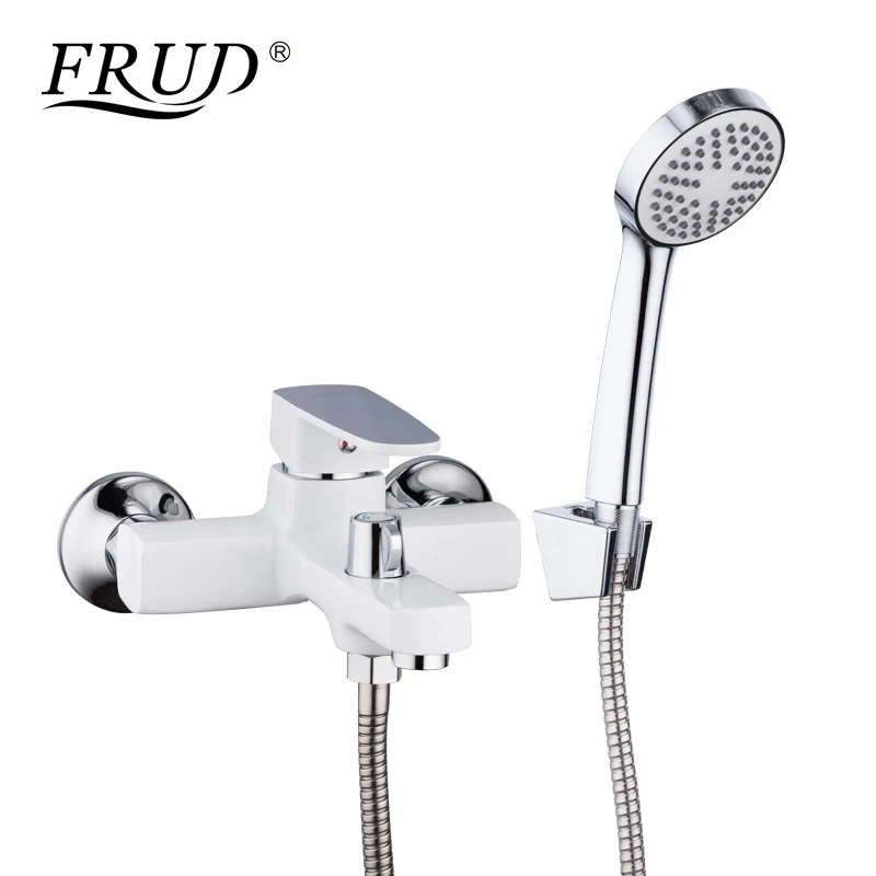Смеситель для душа FRUD R32301 с тропическим душем настенный набор аксессуары ванной